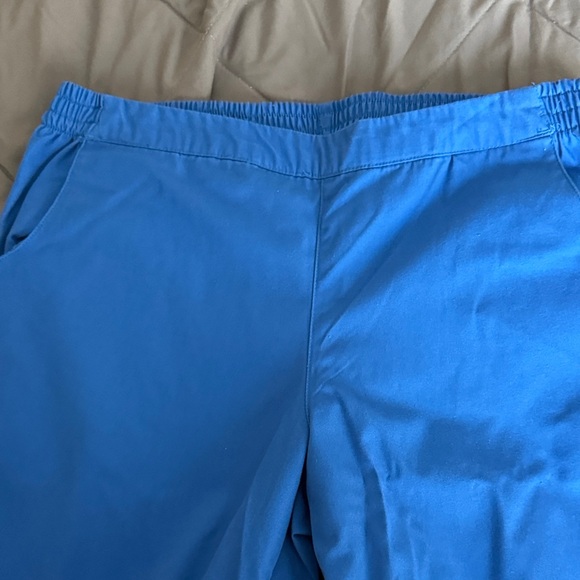 Dickies Women's Bright Blue boot cut scrub pants - Picture 3 of 7